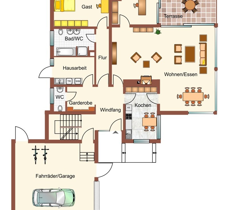 Grundriss Erdgeschoss