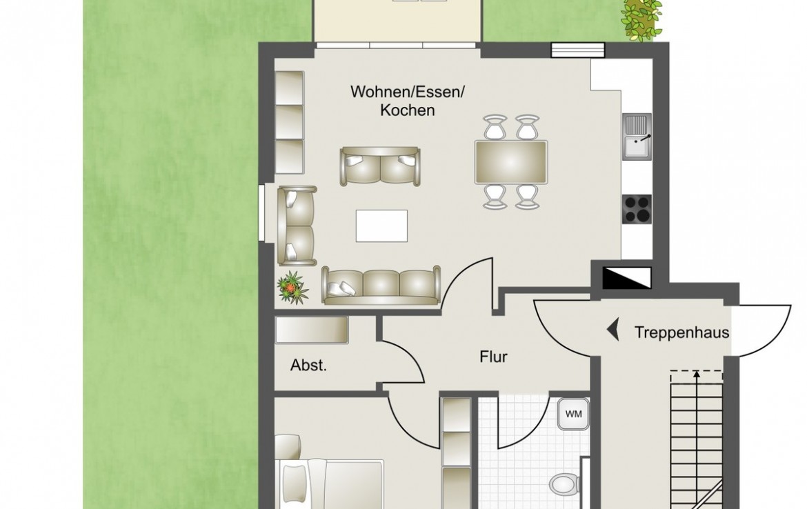 Wohnungsgrundriss