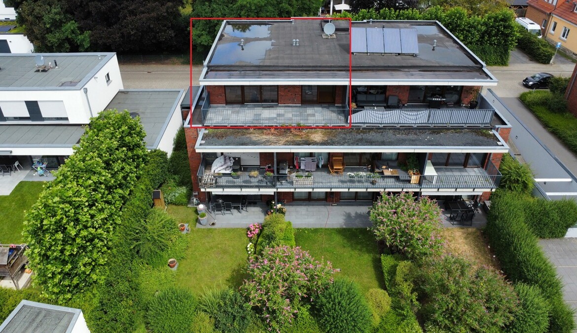 Aufsicht Dachterrasse