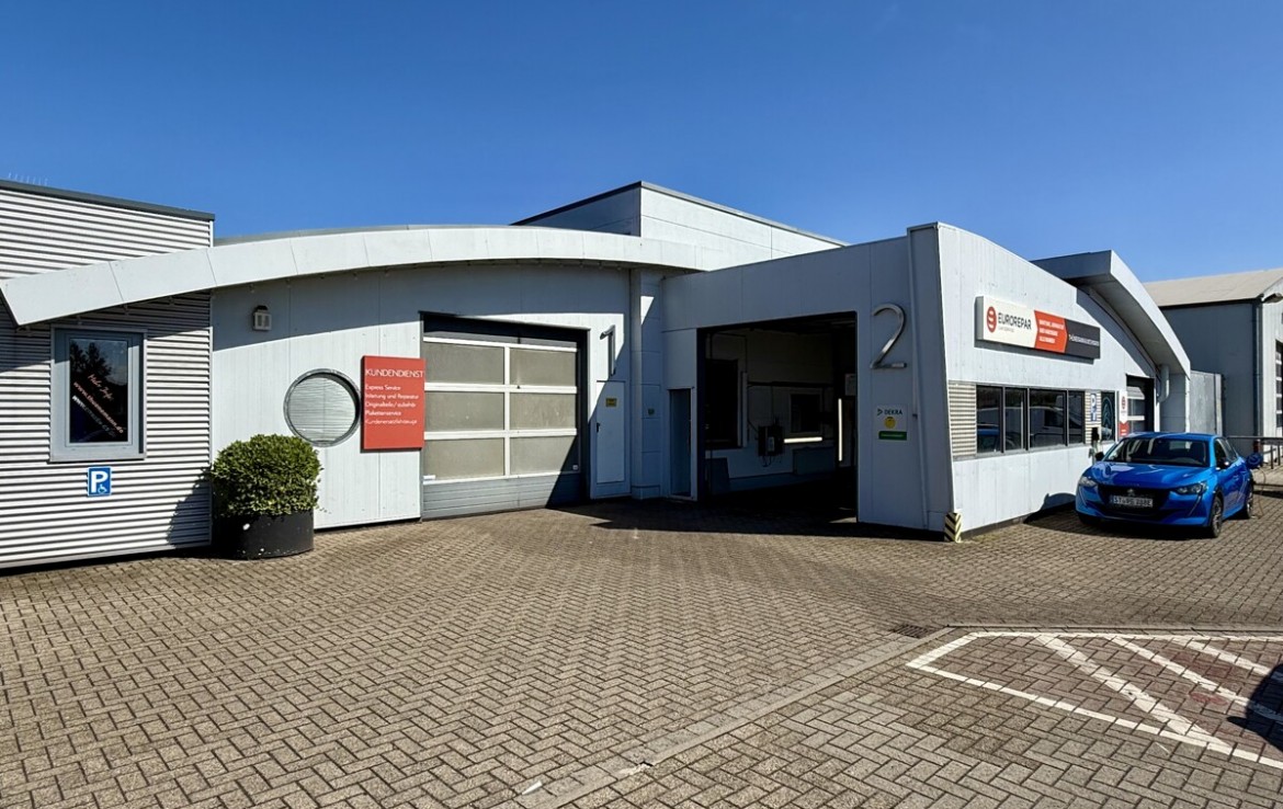 Zufahrt Werkstatt