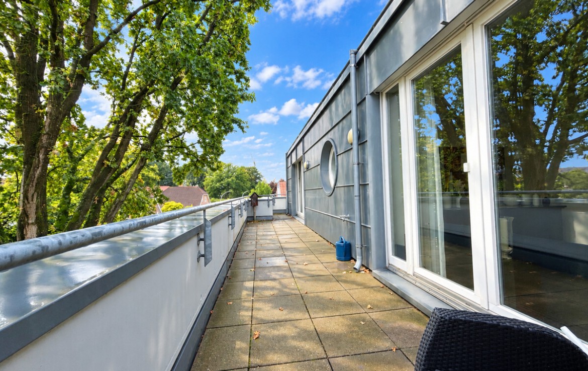 Umlaufende Terrasse